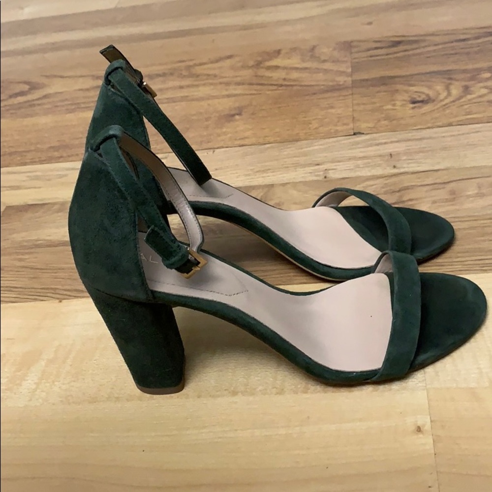 Aldo ‘myly’ forest green block heels size 8